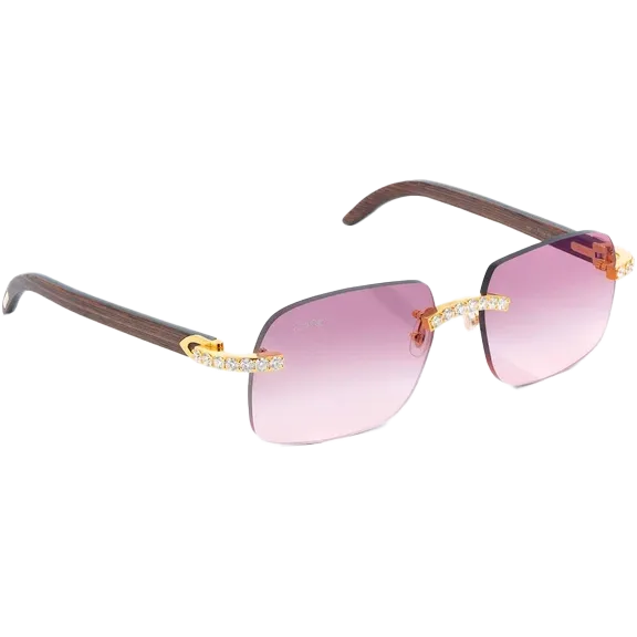 Cartier Iced Out Glasses